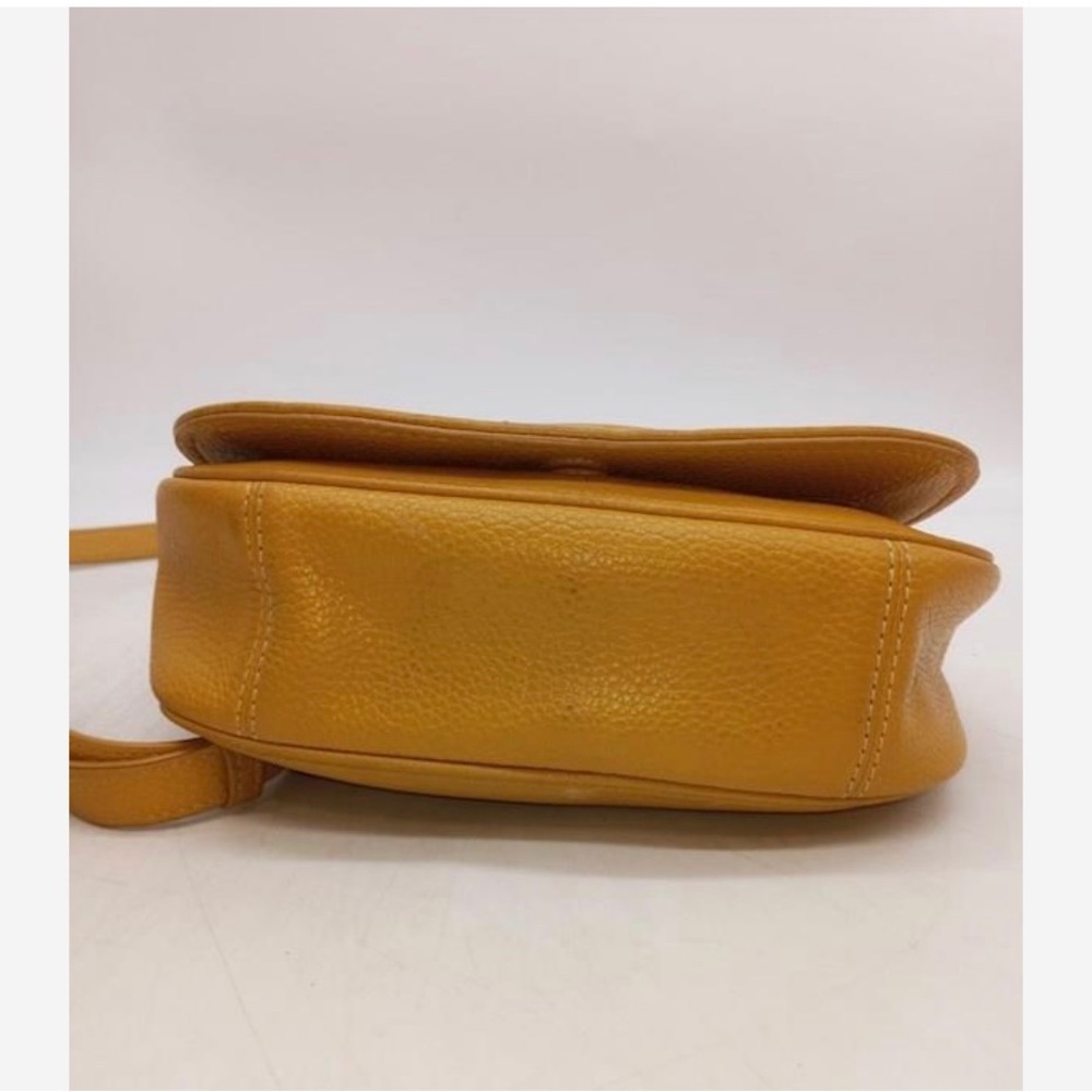 Authentic Marc Jacobs New York Small Golden Rod Leather Crossbody Handbag Purse - Picture 4 of 6